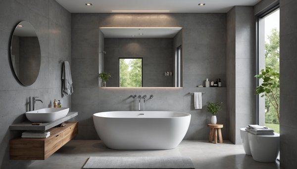 Le béton ciré dans la salle de bain : avantages et inconvénients